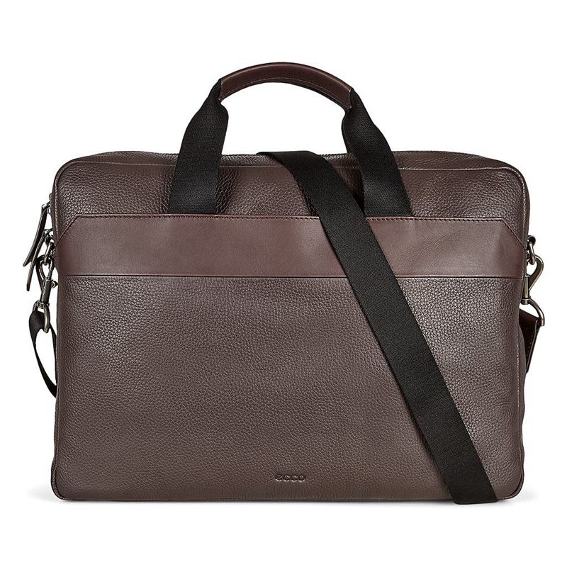 Men ECCO SUNE - Handbags Brown - India SBFULP246
